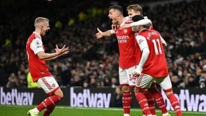 Hasil Liga Inggris: Hajar Tottenham, Arsenal Unggul 8 Poin Dari City