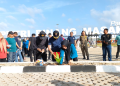 Al Haris Tanam Ratusan Pinang dan Senam Bersama Pegawai Pemprov Jambi di Taman Putri Pinang Masak