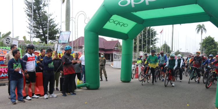 Al Haris Lepas Fun Bike Gowes To Gambut