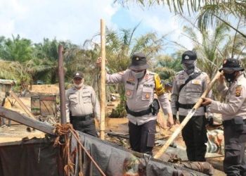 Pelaku Ilegal Drilling di Kilometer 51, Evin CS Melenggang