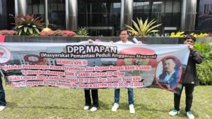 Pertanyakan Tindak Lanjut Laporan Bank 9 Jambi, DPP LSM Mappan Gelar Aksi di KPK