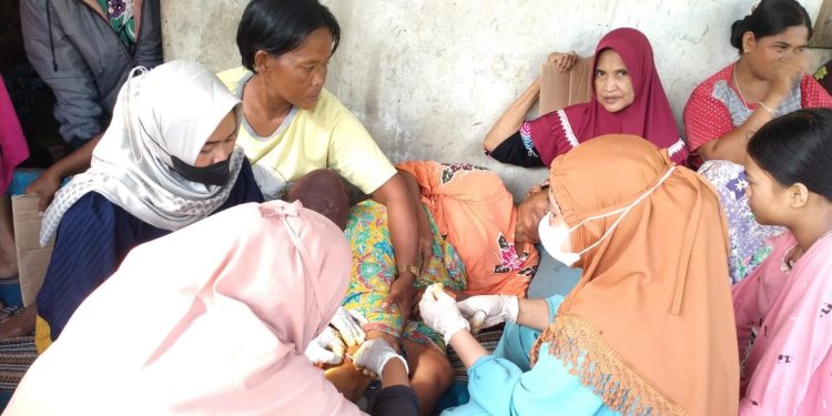 Diterkam Buaya di Sabak Timur Saat Hendak Mandi, Kaki Kanan Nurung Luka Robek dan Kaki Kiri Luka Cakar