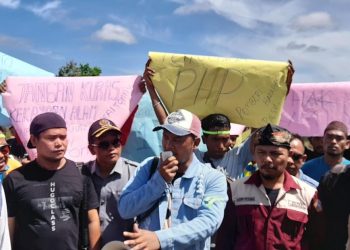 Dana CSR Tak Kunjung Direalisasikan, Warga Desa Sungai Toman Tanjabtim Demo Petrochina
