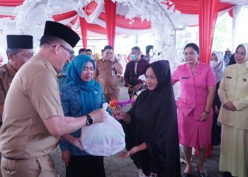 TP PKK Gelar Pasar Murah, Hesti Haris Berharap Bantu Melayani Masyarakat