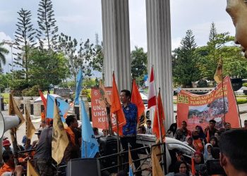 Tolak Perpu Ciptaker, Partai Buruh Gelar Unras di Kantor DPRD dan Gubernur Provinsi Jambi