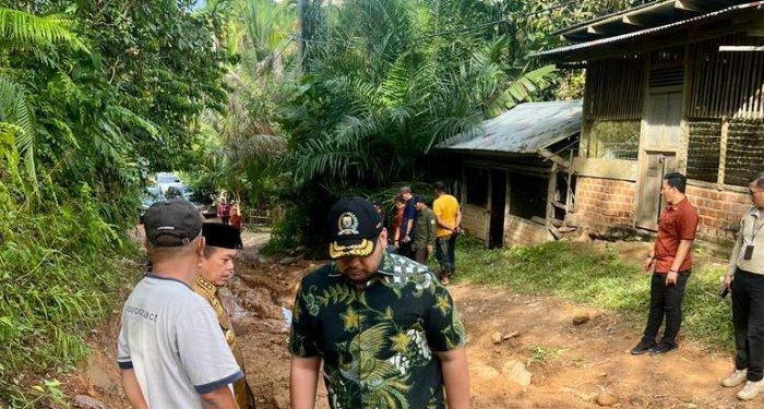Wakil Ketua DPRD Provinsi Jambi Dampingi Al Haris Tinjau Jalan di Batang Asai