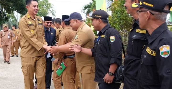 Pj Bupati Bachyuni Kunker ke Sungai Bahar
