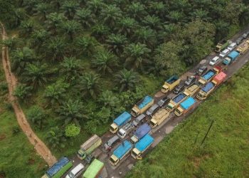 Kemacetan di Simpang Karmeo, Kendaraan Sudah Bisa Berjalan Perlahan