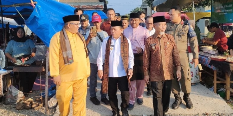 Gubernur Al Haris Meresmikan Pasar Koto Baru Tabir Lintas