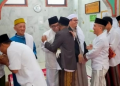 Wabup Batanghari Bakhtiar Sholat Idul Fitri di Masjid Al Muhajirin Komplek Air Panas Muarabulian