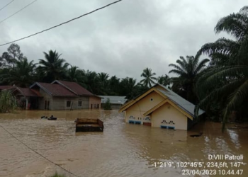 Banjir Tiga Meter Merendam Desa Lubuk Mandarsah