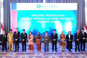 PJ Bupati Muarojambi Menghadiri Acara Pengukuhan Kepala Perwakilan Bank Indonesia Provinsi Jambi