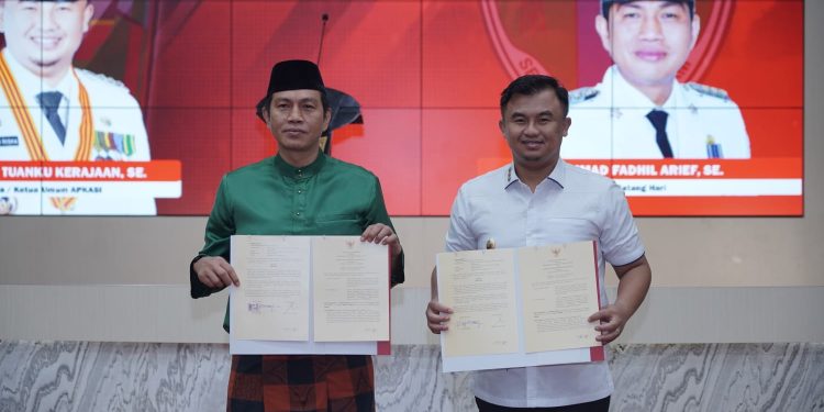Pemkab Batanghari Menandatangani Kesepakatan Bersama dengan Pemkab Dharmasraya Sumatera Barat