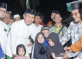 Fadhil Arief Silahturahmi dan Halal Bihalal di Desa Sungai Baung
