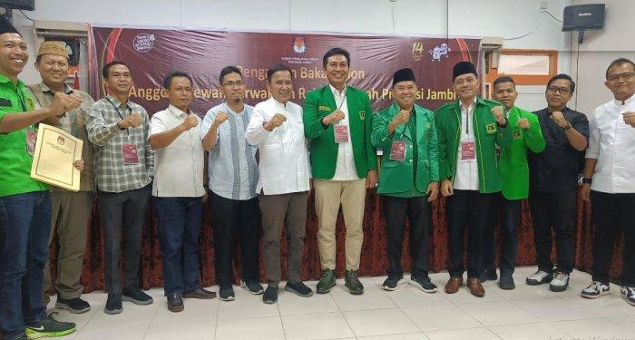 Fadhil Arief Pimpin PPP Jambi Daftarkan 55 Bacaleg ke KPU