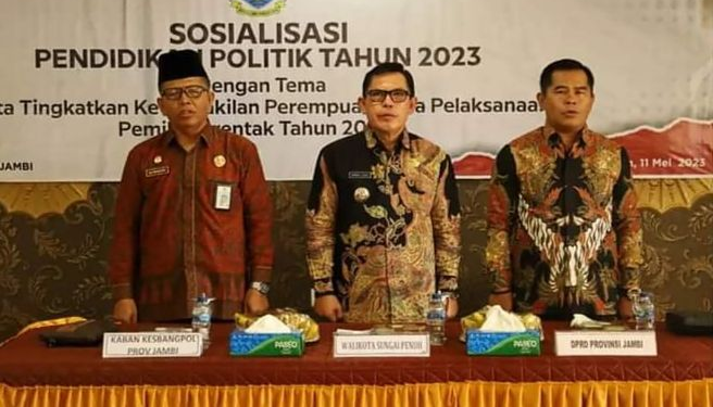 Anggota DPRD Provinsi Jambi Fadli Sudria Menghadiri Sosialisasi Pendidikan Politik Tahun 2023