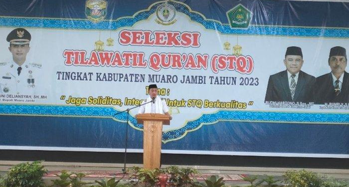 Pj Bupati Muarojambi Resmi Membuka STQ Tingkat Kabupaten Muarojambi