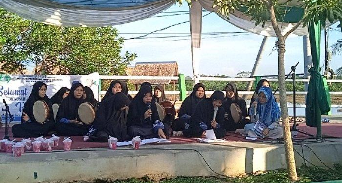 Tunggu Waktu Buka, Pemkab Batanghari Adakan Penampilan Hadrah di Tapah Malenggang