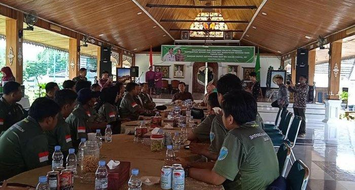 Bupati Batanghari Fadhil Arief Silaturahmi dengan Pelatih Tangguh