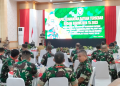 Al Haris Memberikan Materi dalam Apel Komandan Satuan Tersebar Kodam II Sriwijaya
