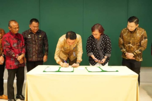 PJ Bupati Bachyuni Deliansyah Teken MoU dengan Tanoto Foundation Menekan Stunting