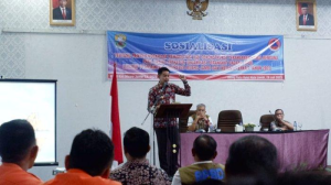 PJ Bupati Muarojambi Menutup Acara Resmi Sosialisasi Penyelenggaraan  Rehabilitasi dan Rekontruksi Bencana