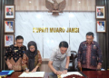 PJ Bupati Muarojambi Melakukan Penandatanganan Kerja Sama Antara Lembaga YSJ
