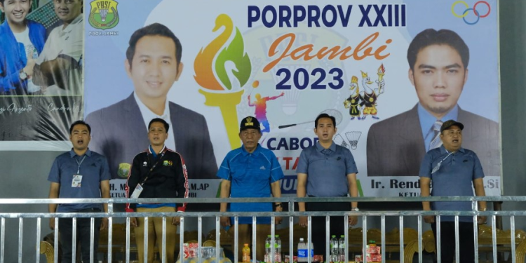 Wagub Sani Secara Resmi Membuka Pertandingan Cabang Olahraga Bulutangkis Porprov XXIII dan Begini Harapannya
