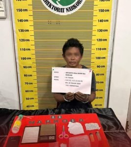 Polisi Bekuk DPO Bandar Sabu  Di Pondok Kebun Karet