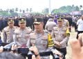 Persiapan Pengamanan Pemilu 2024, Polda Jambi Gelar Simulasi Operasi Pasukan Mantap Brata 2023-2024