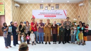 Puluhan Anak Kurang Gizi di Medan Timur Dapat Perhatian dari UPZ Baznas Telkom Regional 1