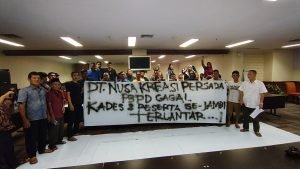 Tak Terima Ditelantarkan, Puluhan Kepala Desa Mendemo EO Kemendagri di Abadi Suite Hotel