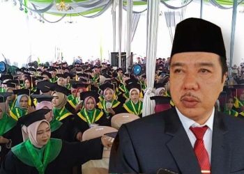Hadiri Wisuda IAI SMQ Bangko, H Mukti Minta Wisudawan Jangan Cepat Kawin