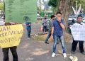 Demo Kejati Jambi, DPP LSM Mappan Pertanyakan Progres Laporan Dugaan KKN Lelang Proyek di ULP Tebo