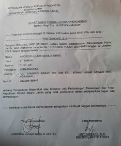 Laporan Soal Kasus Percobaan Perkosaan Mandek, Ayah Korban Buat Dumas di Polda Jambi