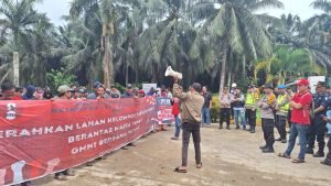 Dianggap main-main, GMNI Jambi bersama Koptan Mandiri Purwodadi Kembali Berunjuk Rasa