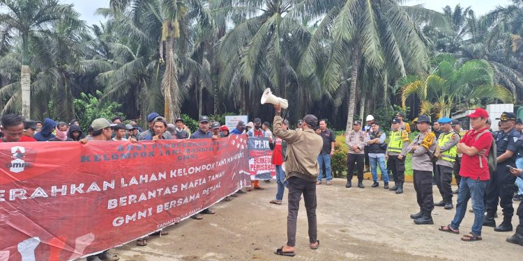 Dianggap main-main, GMNI Jambi bersama Koptan Mandiri Purwodadi Kembali Berunjuk Rasa
