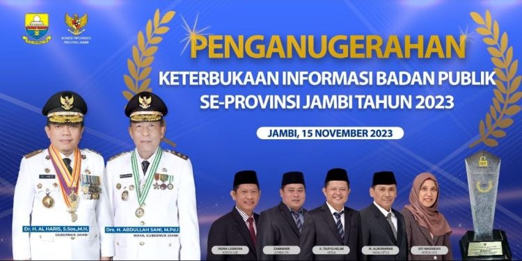 Komisi Informasi Provinsi Jambi Akan Gelar Acara Penganugerahan Keterbukaan Informasi Publik se-Provinsi Jambi