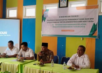 Kades dan Perangkat Desa Ikuti Bimtek Peningkatan Kapasitas Pelayanan