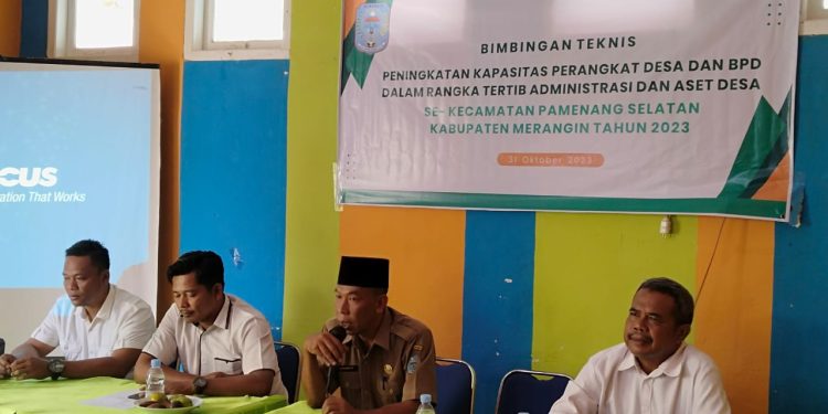 Kades dan Perangkat Desa Ikuti Bimtek Peningkatan Kapasitas Pelayanan