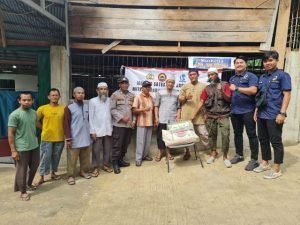 Libatkan Baznas Provinsi Jambi, Satgaswil Jambi Densus 88 AT Polri Sumbang Material Bangunan Untuk Pembangunan Masjid dan Musala