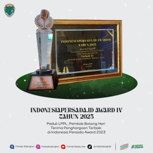 Peduli LPPL, Pemkab Batang Hari Terima Penghargaan Terbaik di Indonesia Persada Award 2023