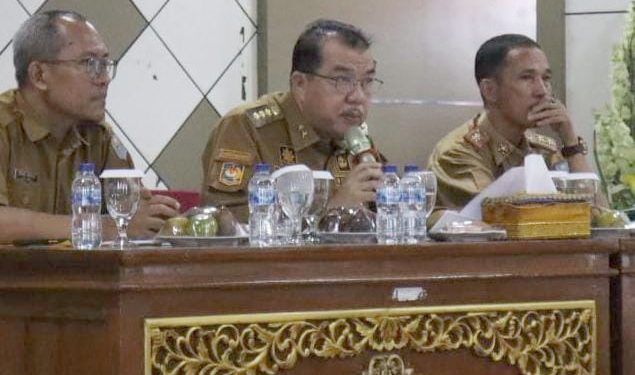 Banyak OPD Belum Setor Data, Pj Bupati Merangin Meradang saat Pimpin Rapat