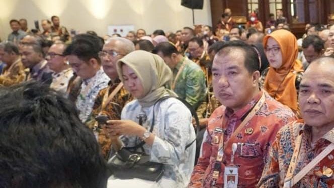 Pj Bupati Merangin Ikuti Rakornas Pengadaan Tahun 2023