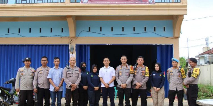 Pastikan Pemilu Aman, Polresta Jambi Cek Gudang Logistik KPU