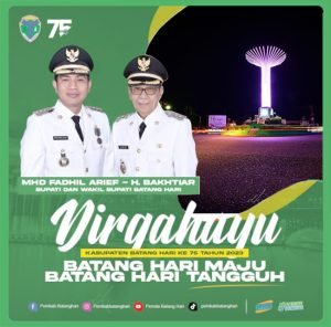 75 Tahun Batanghari, Pembangunan Merata, Wajah Kota Berubah, Pertumbuhan Ekonomi Naik dan Kemiskinan Menurun