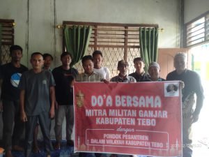 Relawan Mitra Militan Ganjar Doa Bersama di Pesantren Futuhhiyah Al Islami