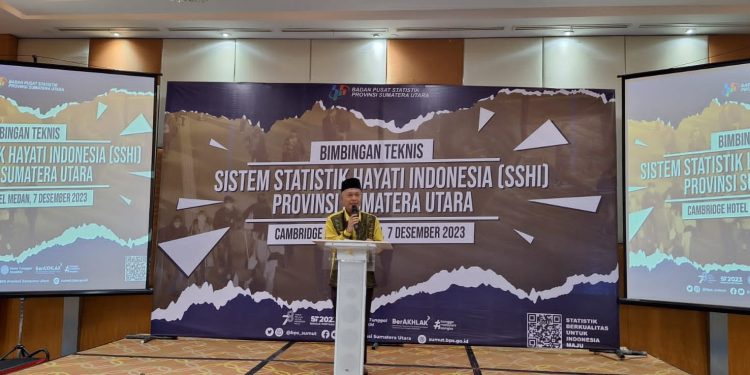 Bimtek yang digelar oleh BPS Sumut.