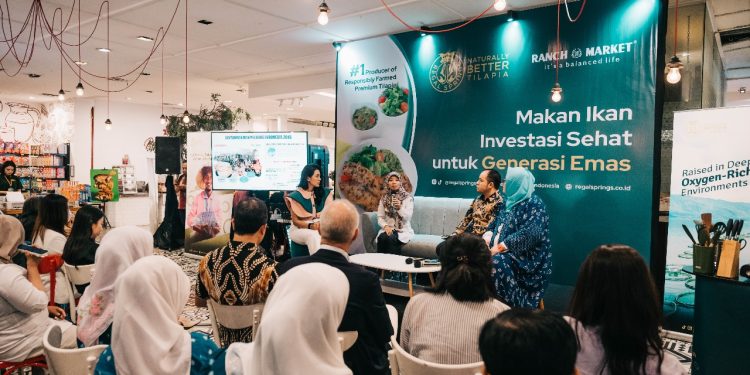 Kegiatan peringatan Hari Ikan yang dilakukan oleh Regal Springs Indonesia.