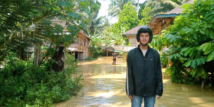 Puluhan rumah warga terendam banjir. (DETAIL/ist)